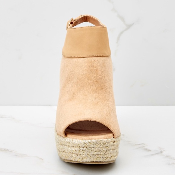 1 LEFT!!! NWT. Malibu peach Espadrilles wedge - Picture 8 of 8